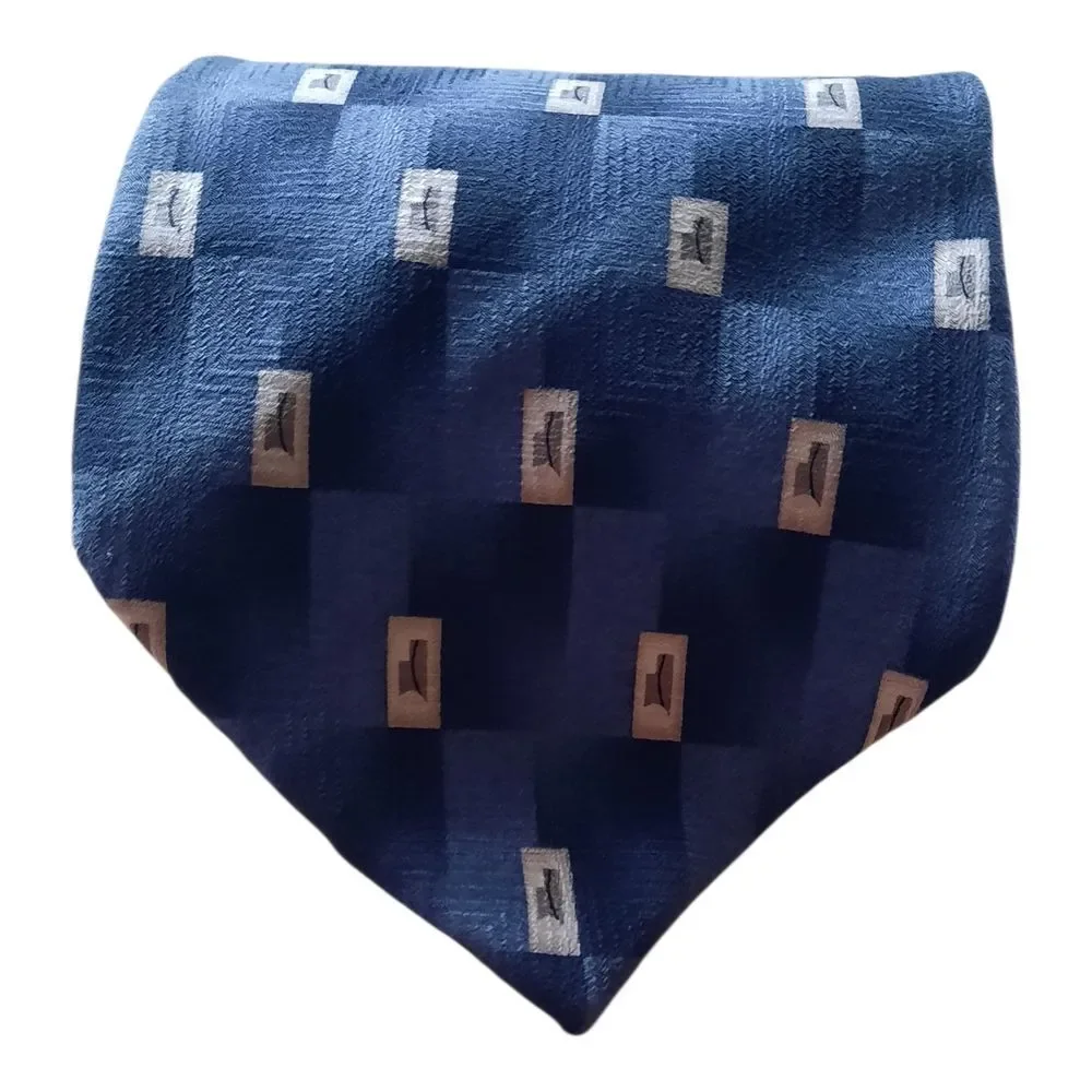 Pierre Cardin Navy Geometric Men's Tie